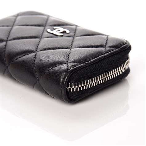 chanel quilted lambskin coin purse